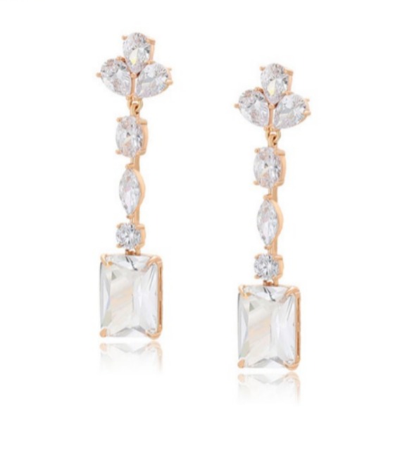 Pendientes blanca